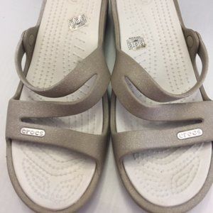 Crocs Women's Sandals Taupe Size 7